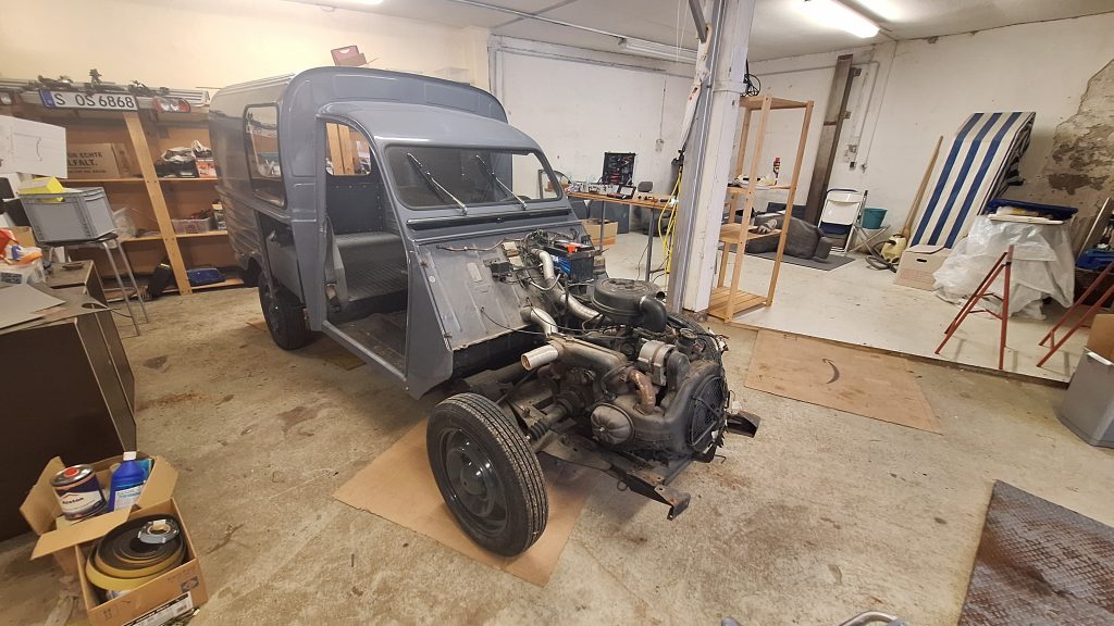 Ausbau des Motors